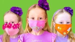 Wear your mask - a story for kids by Like Nastya