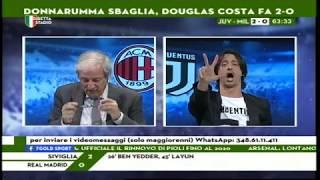 DIRETTA STADIO  Coppa Italia Juve Milan 4 0  Gioia Oppini disperazione Crudeli