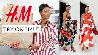 NEW IN H&M HAUL & TRY ON  BEST H&M SUMMER DRESSES  ama loves beauty