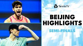 Alcaraz Takes On Medvedev Sinner Plays Bu  Beijing 2024 Semi-Finals Highlights