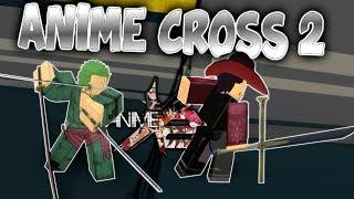 the two best anime cross 2 players teamed up and...  Roblox Anime Cross 2