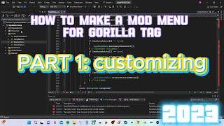 How to make a mod menu Part Customizing Menu