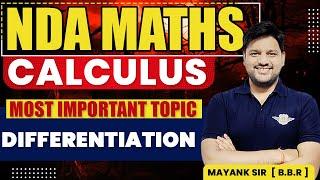 Calculus - 4  NDA Maths Most Important Questions  NDA Maths Full Syllabus Preparation 2023  NDA