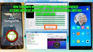 how to removeunlock mi accountmi cloud Redmi 6a by sp flash tool no relock free