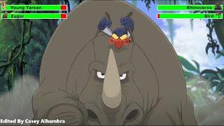 Tarzan 2 2005 Rhino Chase with healthbars