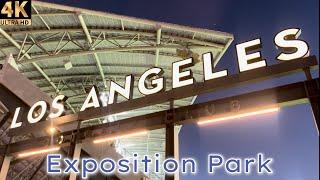 Exposition Park Summer Evening Edition   Los Angeles California  4K 