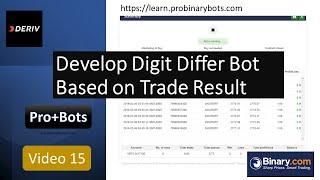 How to develop a Digit Differ Bot? Change condition based on result. Pro+Bots #15