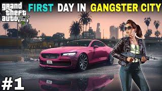 MY FIRST DAY IN GANGSTER CITY  GTA 5 GRAND RP GAMEPLAY #1