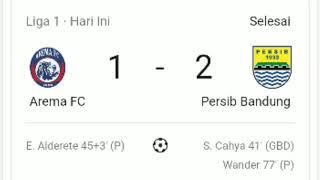 AREMA 1-2 PERSIB  SHOPEE LIGA SATU PEKAN KE 2