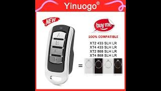 Yinuogo - YNG100 - How to clone FAAC XT2 XT4 433 868 SLH LR 433MHz 868MHz remote control ?