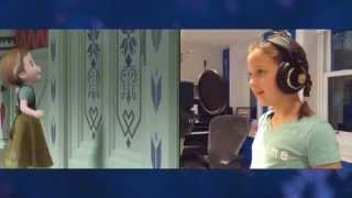 Voices of Young Elsa & Anna Clip - The Story of Frozen Making a Disney Animated Classic