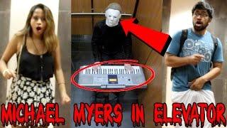 MICHAEL MYERS PLAYS PIANO IN ELEVATOR PRANK Public Reactions