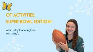 At-Home Occupational Therapy Activities Super Bowl Edition