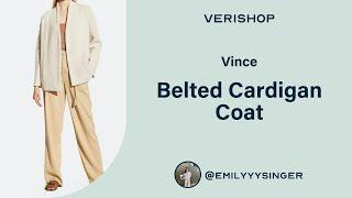 Vince Belted Cardigan Coat Review