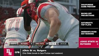 BuckeyesNow NCAA21 Simulation Ohio State vs. Rutgers Highlights