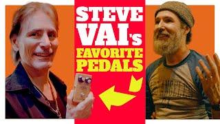A peek into Steve Vais pedal closet…