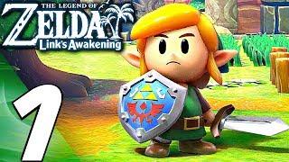 Legend of Zelda Links Awakening - Gameplay Walkthrough Part 1 - FULL GAME REMAKE