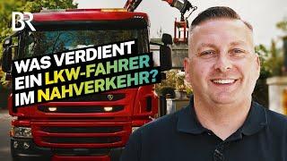 Großer LKW schwere Container enge Stadt Das Gehalt als Berufskraftfahrer  Lohnt sich das?  BR