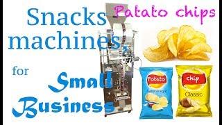 potato chips packing machine low cost equipment for small business