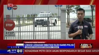 Pascaledakan Pabrik Mandom Dibatasi Garis Polisi