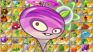 Pvz 2 Challenge - All Plants LEVEL 1 Power-UP vs Zombie Hamster Ball