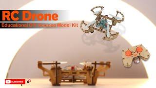 RC Drone Educational DIY Science Model Kit DIY Stem Kit Drone Kit with Instruction & User Mannual