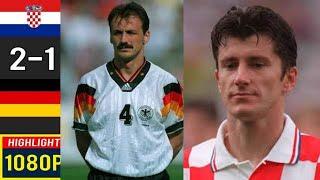 Germany 2 x 1 Croatia Klinsman Suker Boban ●UEFA Euro 1996 Extended Goals & Highlights