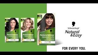 Natural & Easy - Naturligt farveresultat og ingredienser af naturlig oprindelse