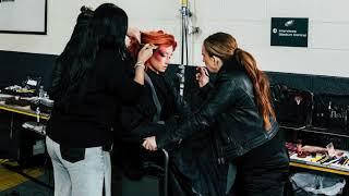 WWE Seth Rollins and Becky Lynch bts moments at Wrestlemania 40