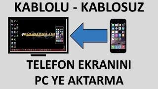 ANDROİD TELEFON EKRANINI PC YE YANSITMA VYSOR İLE ÇOK KOLAY KABLOLU KABLOSUZ