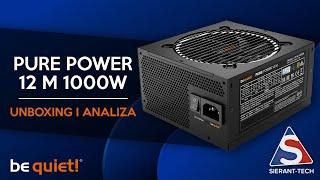 be quiet Pure Power 12 M 1000 W - unboxing i analiza PSU ATX 3.0 on nie boi się niczego i nikogo.