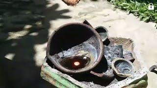 Ini video pengolahan sampel batuan phyrit punya teman  Saya upload biar mudah diteruskan kepemilik