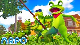 Attack of the Frogs   ARPO The Robot Classics  Full Episode  Funny Kids Cartoons