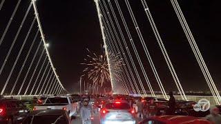 Bay Bridge sideshow stopped traffic overnight video shows