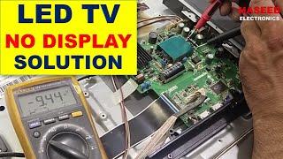 398 LED TV No Display  How to Troubleshoot Repair LED TV with No Display No Sound Black Screen