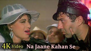 Na Jaane Kahan Se Aayi Hai 4K Video Song  Chaalbaaz  Sunny Deol  Sridevi  Kavita Amit Kumar HD