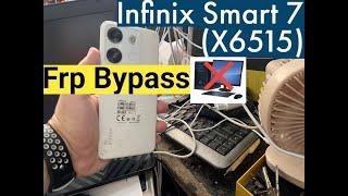 Infinix Smart 7 X6515 Frp bypass Android 12  Infinix X6515 Frp Gmail account remove