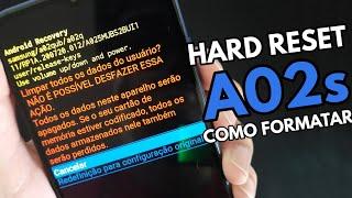 HARD RESET SAMSUNG A02s   FORMATAR SAMSUNG A02s  ANDROID 10 11 e 12