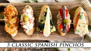 5 Classic Spanish Pinchos  Quick & Simple Tapas Recipes