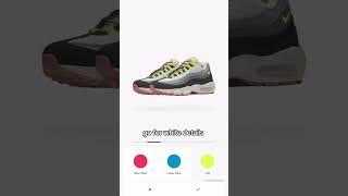 Did you know you could make the OG Air Max 95 Neon on Nike? #nike #sneakerhead #airmax #sneakers