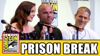 PRISON BREAK Comic Con 2016 Panel - Season 5 Wentworth Miller Dominic Purcell Sarah Wayne Callies