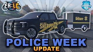 Police Trailers Custom Duty Belts AND SO MUCH MORE Roblox ERLC Police Week Update #3 Review