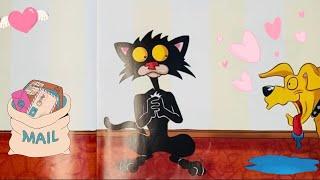 BAD KITTY DOES NOT LIKE VALENTINE’S DAY ️  Story Read Aloud with Puppets