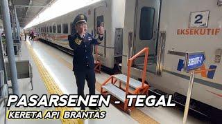 DINAS KERETA API BRANTAS KE STASIUN TEGAL  KONDEKTUR KERETA API