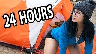 24 HOUR OVERNIGHT CHALLENGE IN A TENT