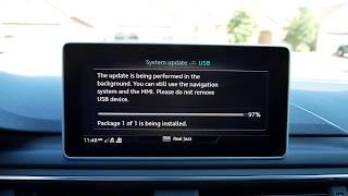 How to update Audi MMI Maps to Version 2018 - 2017 Audi A4 allroad B9 -