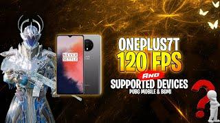 Oneplus7t 120 Fps Support?  120 Fps Supported devices  Pubg mobile & Bgmi  STG Awais Live