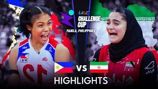  PHILIPPINIES vs IRAN   Highlights  AVC Challenge Cup 2024