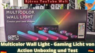 Multicolor Wall Light - Gaming Licht von Action Unboxing und Test