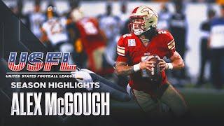 2023 USFL MVP Stallions QB Alex McGough Season Highlights  USFL